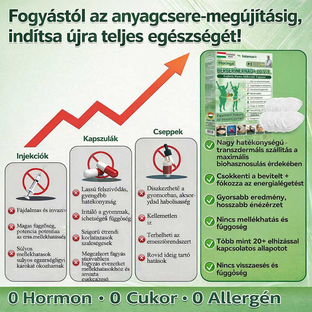 💥Hivatalos Bolt | 💯Solaroza® Prémium Nano Tűs Tapaszok (Napi Egyszer, Eredmények 7 Nap Alatt), Alkalmas Emésztésre, Duzzanat Csökkentésére, Méregtelenítésre, Alvási Apnoéra és Ízületi Problémákra