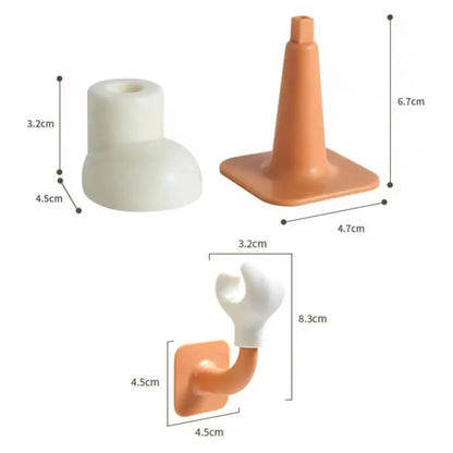 🏡2 db öntapadós dekorációs láb papírzsebkendő tartóhoz – Elegáns és többfunkciós✨