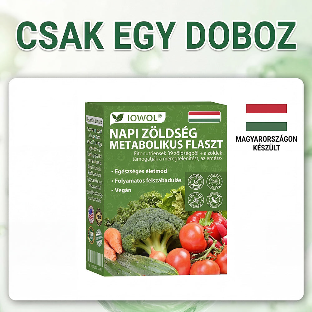 Napi zöldség tapasz az anyagcsere egyensúlyáért✔🍀