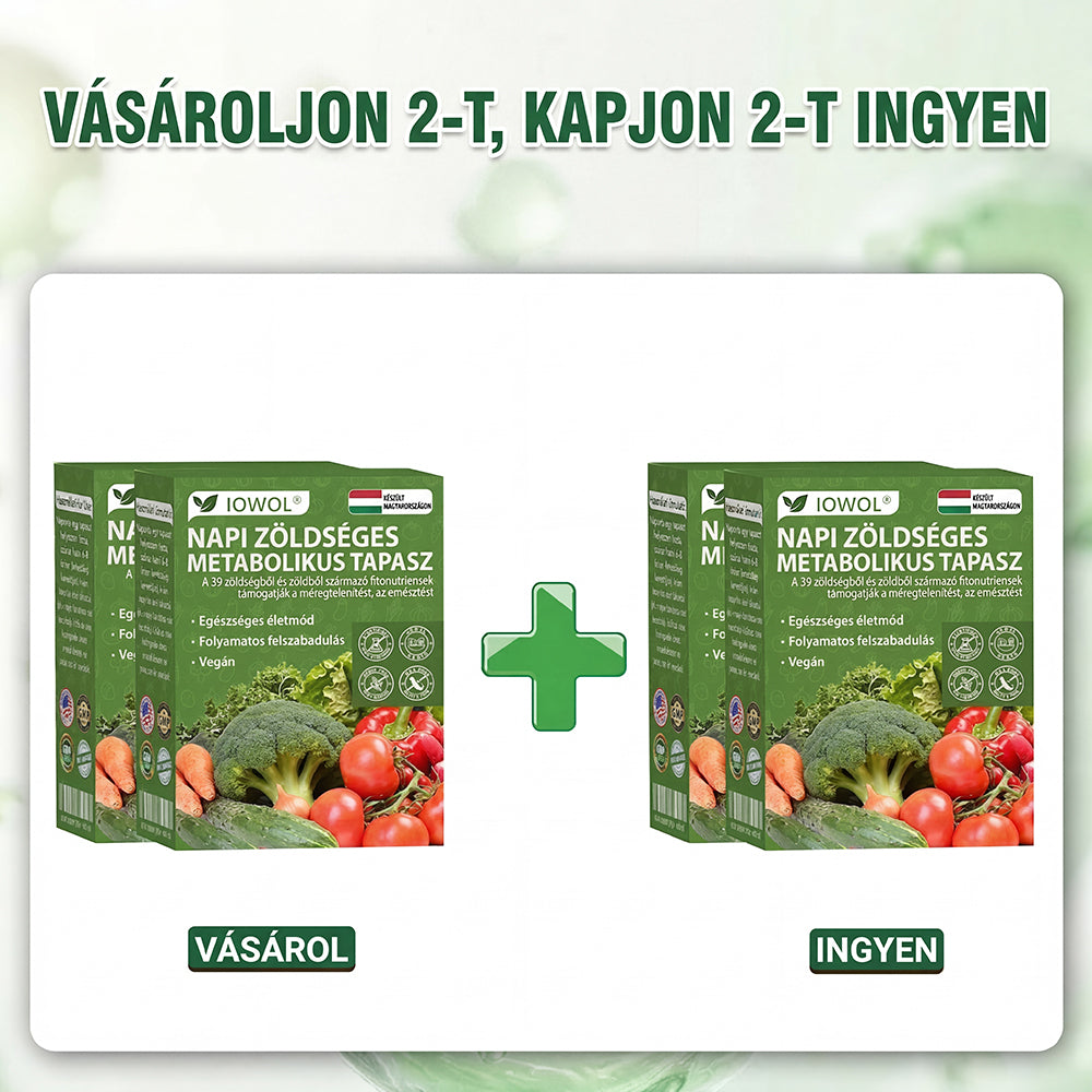 Napi zöldség tapasz az anyagcsere egyensúlyáért✔🍀