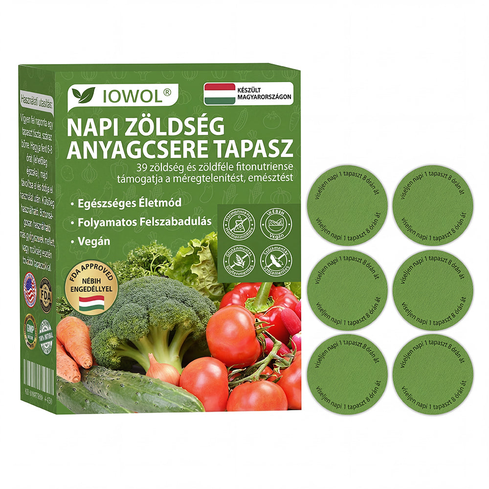 Napi zöldség tapasz az anyagcsere egyensúlyáért✔🍀