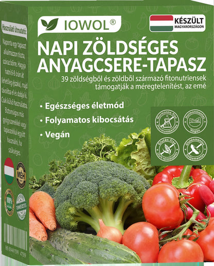 Napi zöldség tapasz az anyagcsere egyensúlyáért✔🍀