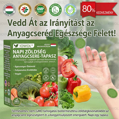 Napi zöldség tapasz az anyagcsere egyensúlyáért✔🍀